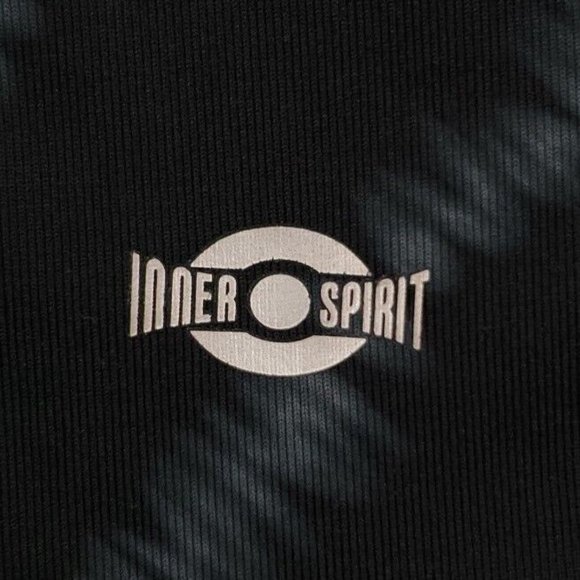 Inner Spirit‎ Women's Black Stripped Leggings Size XS - Picture 4 of 4